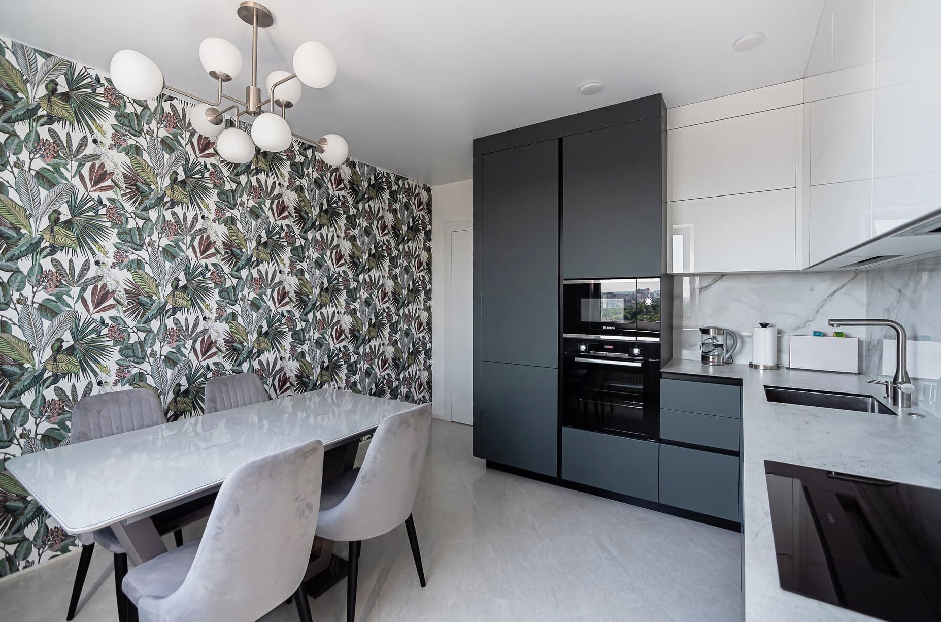 Угловой кухонный гарнитур 1