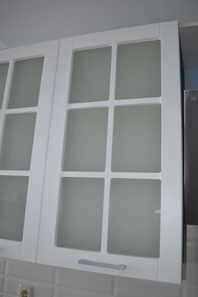 Белая кухня с фрезеровкой 7 Белая кухня с фрезеровкой 7