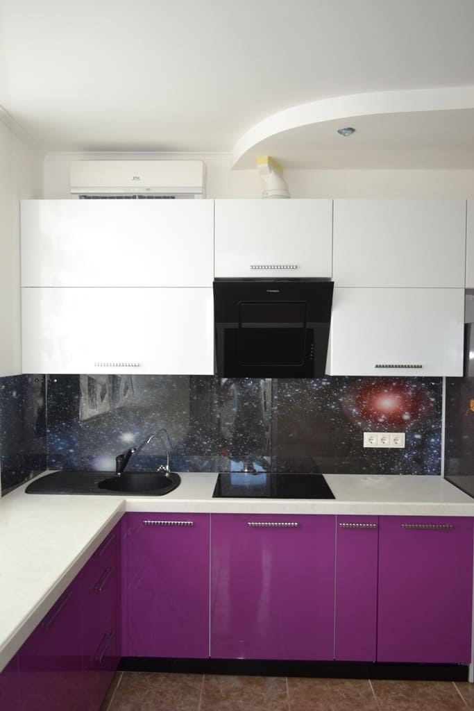 Фиолетовая кухня 3 Фиолетовая кухня 3