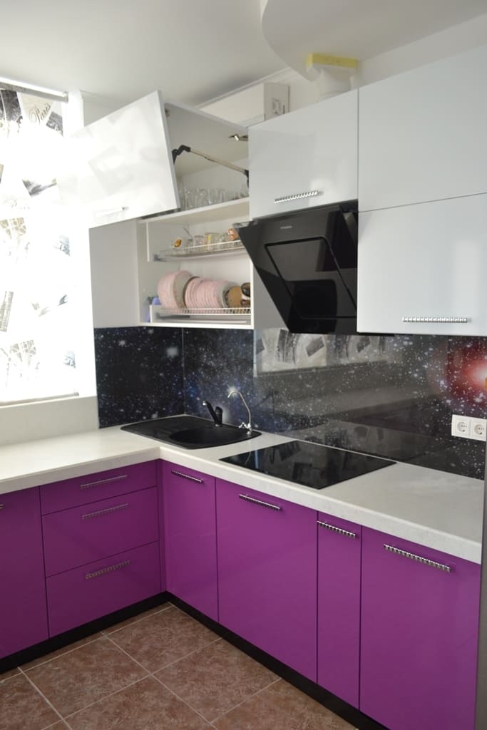 Фиолетовая кухня 5 Фиолетовая кухня 5