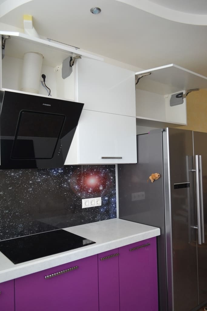 Фиолетовая кухня 7 Фиолетовая кухня 7