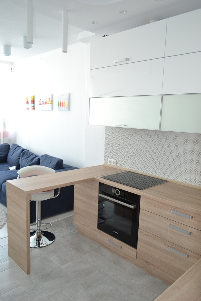 Современная кухня со светлым деревом 3 Современная кухня со светлым деревом 3