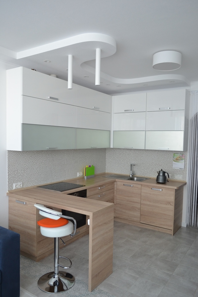 Современная кухня со светлым деревом 4 Современная кухня со светлым деревом 4