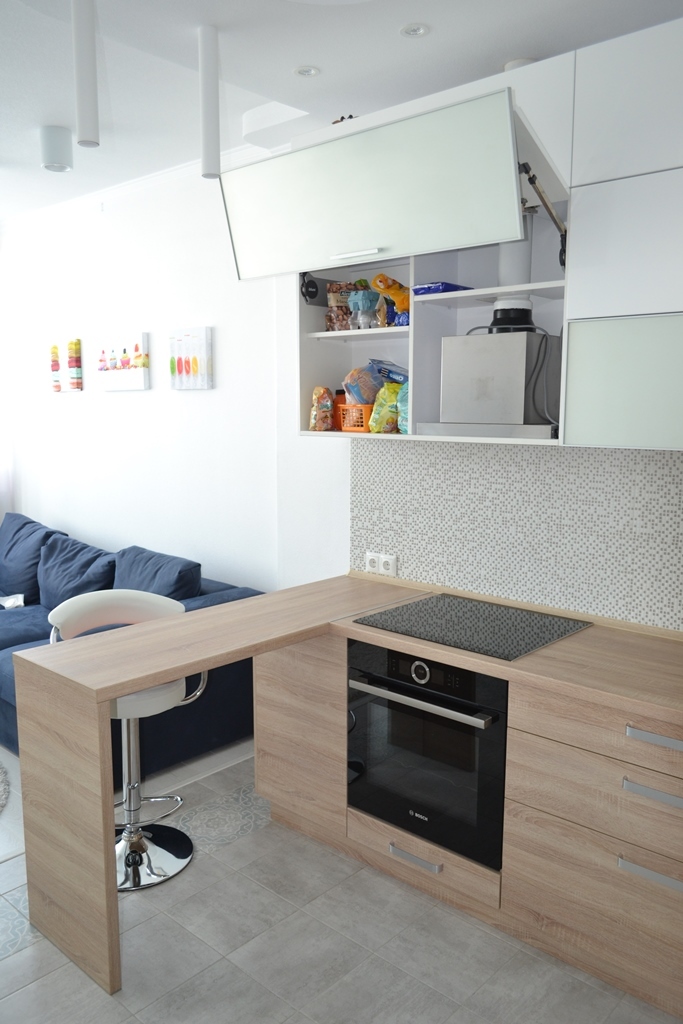 Современная кухня со светлым деревом 6 Современная кухня со светлым деревом 6