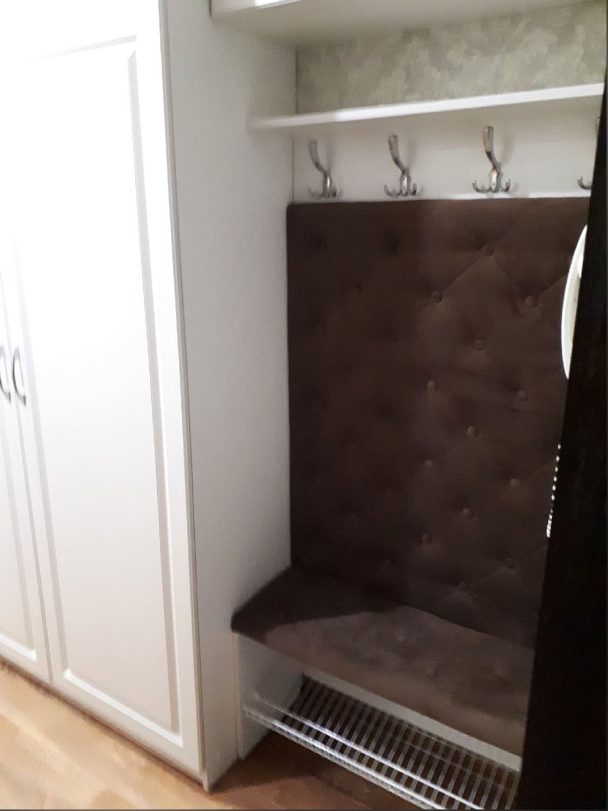 Прихожая с фрезерованными фасадами 3 Прихожая с фрезерованными фасадами 3