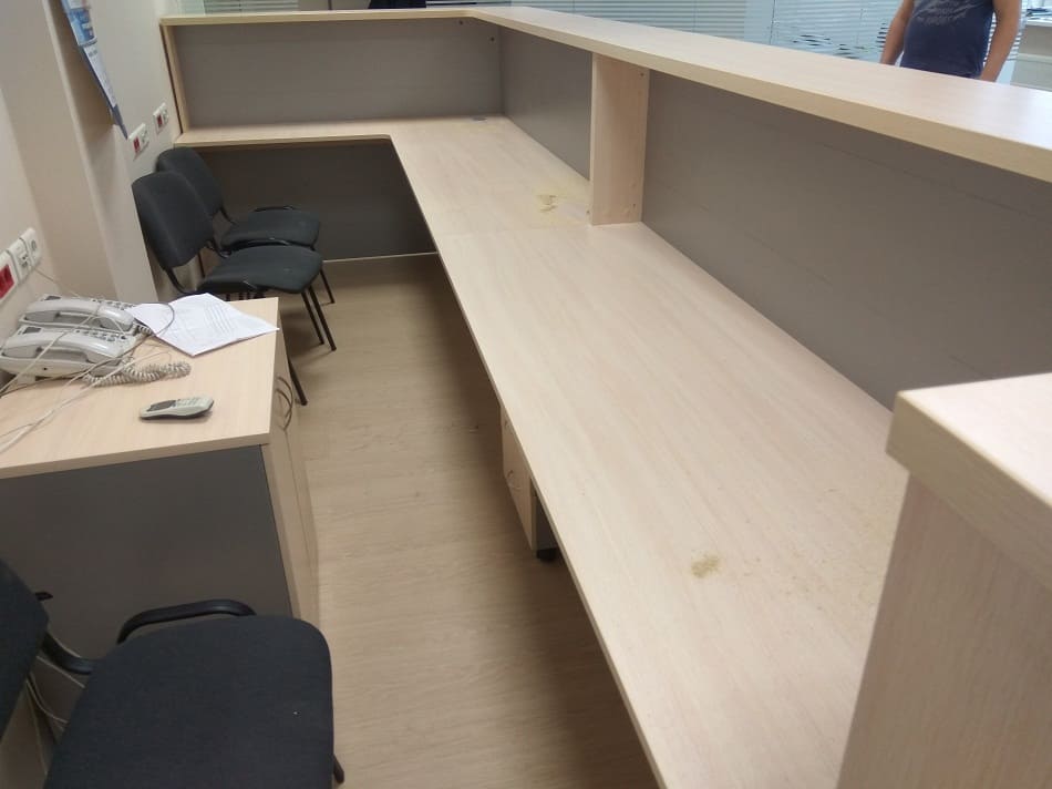 Светлый стойка ресепшн 3 Светлый стойка ресепшн 3