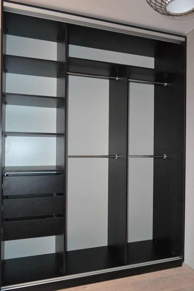 Шкаф-купе комбинированный фасад 4 Шкаф-купе комбинированный фасад 4